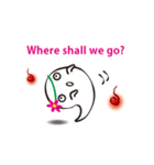 Cute ghost ＆ fireballs 2（個別スタンプ：19）