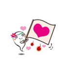 Cute ghost ＆ fireballs 2（個別スタンプ：22）