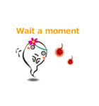 Cute ghost ＆ fireballs 2（個別スタンプ：28）