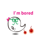 Cute ghost ＆ fireballs 2（個別スタンプ：30）