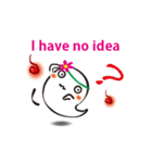 Cute ghost ＆ fireballs 2（個別スタンプ：34）