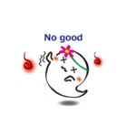 Cute ghost ＆ fireballs 2（個別スタンプ：35）