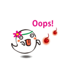 Cute ghost ＆ fireballs 2（個別スタンプ：38）