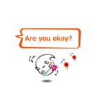 Cute ghost ＆ fireballs 2（個別スタンプ：40）