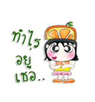 HI！！ My name is Leena.^^（個別スタンプ：26）