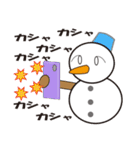 雪だるまと雪うさぎのスタンプ2（個別スタンプ：28）