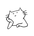 ゆる賢いネコ（個別スタンプ：1）