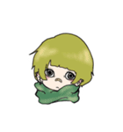 ゆるっとマフラー男子（個別スタンプ：3）