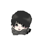 ゆるっとマフラー男子（個別スタンプ：5）