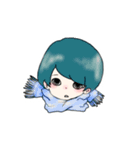 ゆるっとマフラー男子（個別スタンプ：7）
