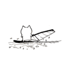 ウィンドサーフィン ねこ（個別スタンプ：31）