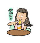 What do you think and what do you do？（個別スタンプ：4）