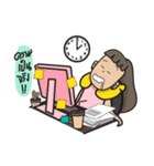 What do you think and what do you do？（個別スタンプ：10）