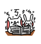 Silly hat and rabbit（個別スタンプ：31）