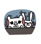 Silly hat and rabbit（個別スタンプ：36）