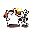 Silly hat and rabbit（個別スタンプ：39）