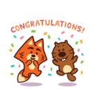 Foxgie ＆ Beave（個別スタンプ：1）