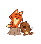 Foxgie ＆ Beave（個別スタンプ：28）