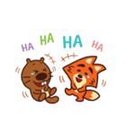 Foxgie ＆ Beave（個別スタンプ：36）