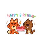 Foxgie ＆ Beave（個別スタンプ：37）