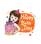 Nong Sookjai - Happy Girl（個別スタンプ：9）