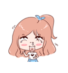 cute and emotional girl（個別スタンプ：2）
