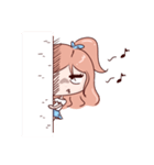 cute and emotional girl（個別スタンプ：4）