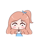 cute and emotional girl（個別スタンプ：5）