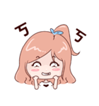 cute and emotional girl（個別スタンプ：12）
