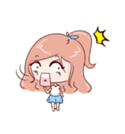 cute and emotional girl（個別スタンプ：15）