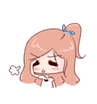 cute and emotional girl（個別スタンプ：18）