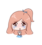 cute and emotional girl（個別スタンプ：20）
