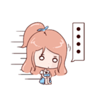 cute and emotional girl（個別スタンプ：25）