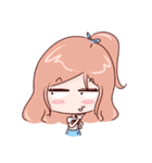 cute and emotional girl（個別スタンプ：28）