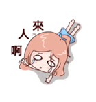 cute and emotional girl（個別スタンプ：37）