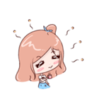 cute and emotional girl（個別スタンプ：39）