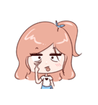 cute and emotional girl（個別スタンプ：40）