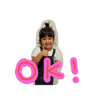 家族スタンプで行ってみよー（個別スタンプ：1）