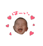 我が子でスタンプ作ってみました⑅︎◡̈︎*（個別スタンプ：1）
