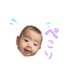 我が子でスタンプ作ってみました⑅︎◡̈︎*（個別スタンプ：8）