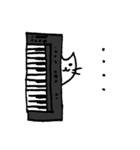 鍵盤奏者のためのキーボードねこスタンプ（個別スタンプ：19）