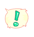ふきだしいきもの ふしぎ（個別スタンプ：40）