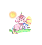 Poodle Pony Falling in Love（個別スタンプ：9）