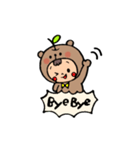 りんごくまくん（個別スタンプ：4）
