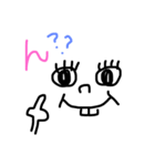 カラフルな顔文字くん（個別スタンプ：9）