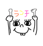 カラフルな顔文字くん（個別スタンプ：22）