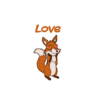 Fox, Crab, Lion, Owl and Turtle（個別スタンプ：1）