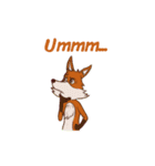Fox, Crab, Lion, Owl and Turtle（個別スタンプ：21）