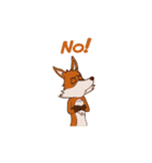 Fox, Crab, Lion, Owl and Turtle（個別スタンプ：26）