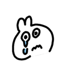 うさぎみたいな白いやつ（個別スタンプ：2）